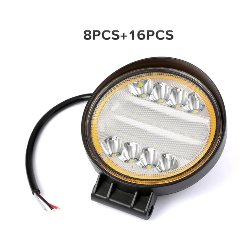 Modification Accessory Spots Flood Combo Beam for Truck Pickup SUV LED Work Light 126W 12600LM Offroad Spots Flood Light