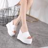 Fashion 14CM Summer Slippers Women Platform Sandals Women Sliders Shoes Summer High Heels Slippers Flip Flops Female Shoes
