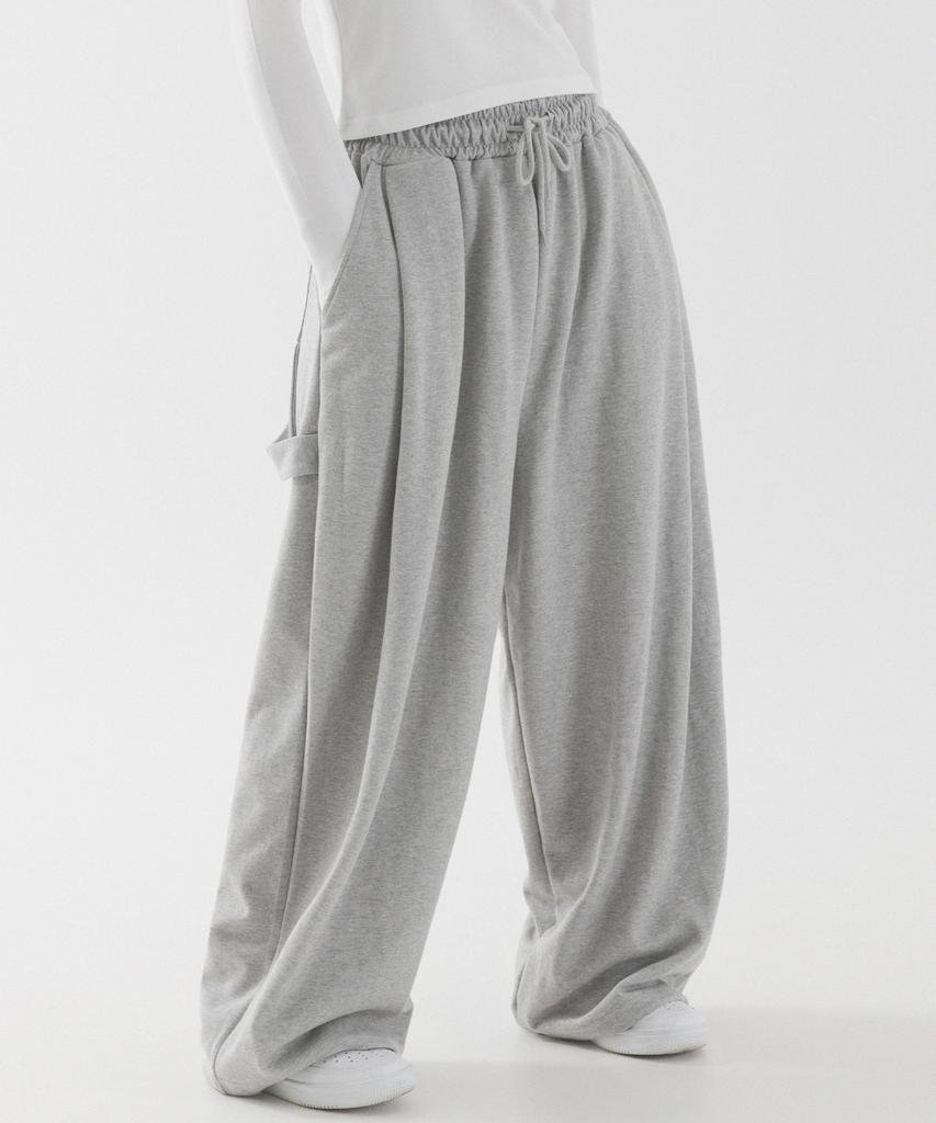 PIANER Carpenter Wide Sweatpants (Melange)
