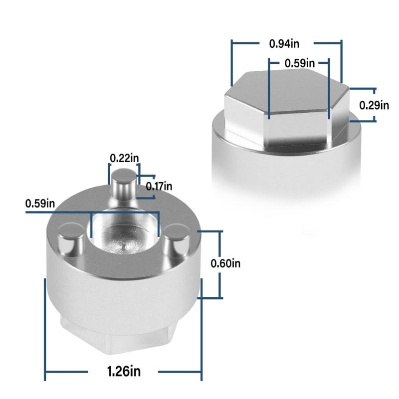 32106891974 Car Steering Rack Thrust Piece Tool Special Hexagon Head Fixed Three Claws Disassembly Adjusting for F25 F30