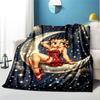 Betty Boop Pattern Blanket for Home Decoration, Bed, Sofa, Car Travel, Camping, Suitable for All Seasons, Birthday Christmas Gift