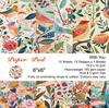 6-inch DIY Photo Album Background Paper - Single-sided, 12 Unique Designs (1 Sheet/Set)