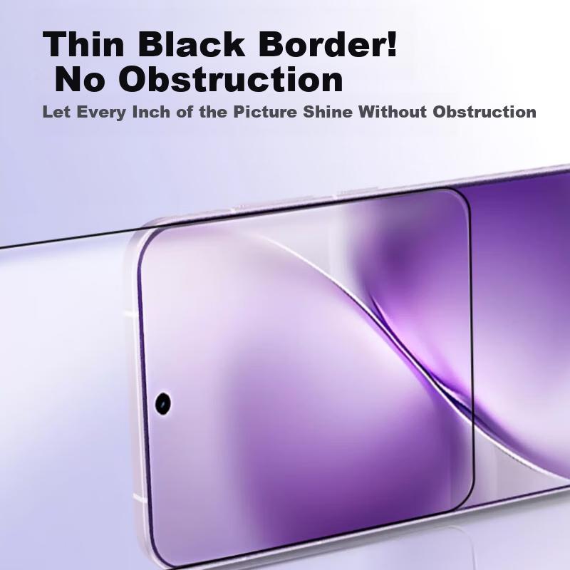 MAIKUQI Tempered Glass Screen Protector for Vivo X200s, Full Coverage High Definition Anti-Fingerprint Glass Film - 2 Pack