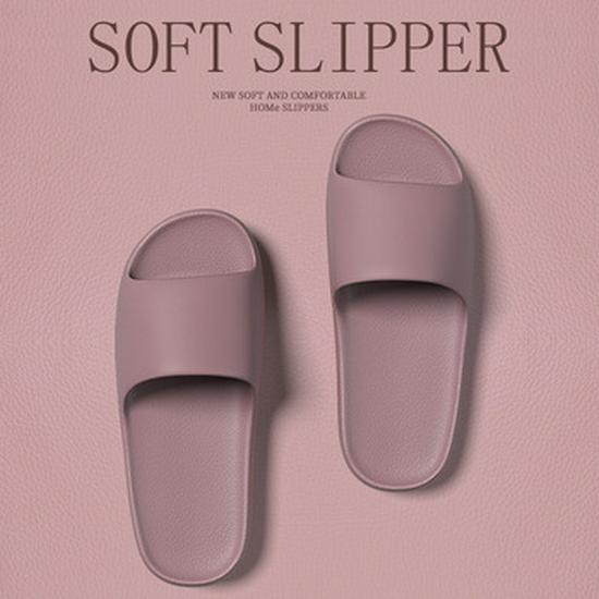 Soft-Soled EVA Slippers: Comfortable, Non-Slip, Thick-Soled Bathroom Slippers for Men and Women, Perfect for Summer.