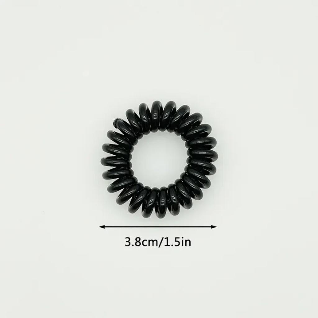 18pcs Telephone Wire Hair Bands Small Korean Large Autumn And Winter Thickened Without Trace Female Children Durable Tie Hair