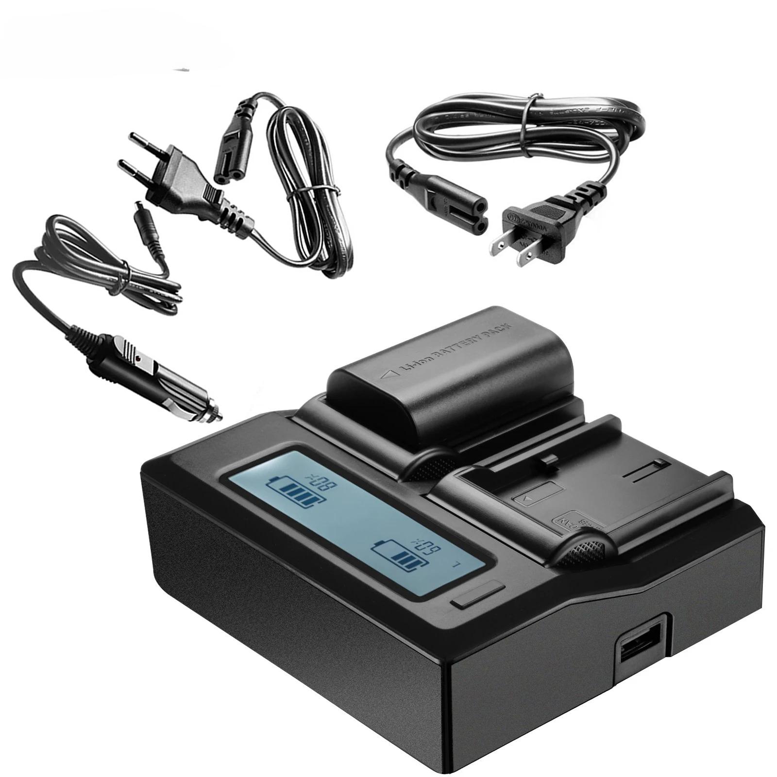 

Зарядное устройство на 2 аккумулятора LP-E6NH LP-E6N LP-E6 для Canon EOS 5DS 5D 6D 6D II 7D 7D-II 7D Mark II EOS 90D 80D 70D 60D R7 R5 R6 чёрный