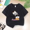 The Cat Family T-shirt for Boys Cotton Kids T Shirt Cartoon Children Casual Clothes Teen Baby Boy Summer Tops 6 8 10 12 Years