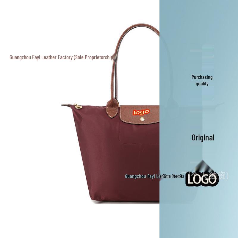 Bolso Tote Bordado de Dragón Francés del 70 Aniversario – Bolso de Mano para Mujer de Gran Capacidad