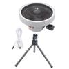 Portable USB Rechargeable Tripod Fan Outdoor Camping Tripod Fan for Outdoor Camping Tent Gray