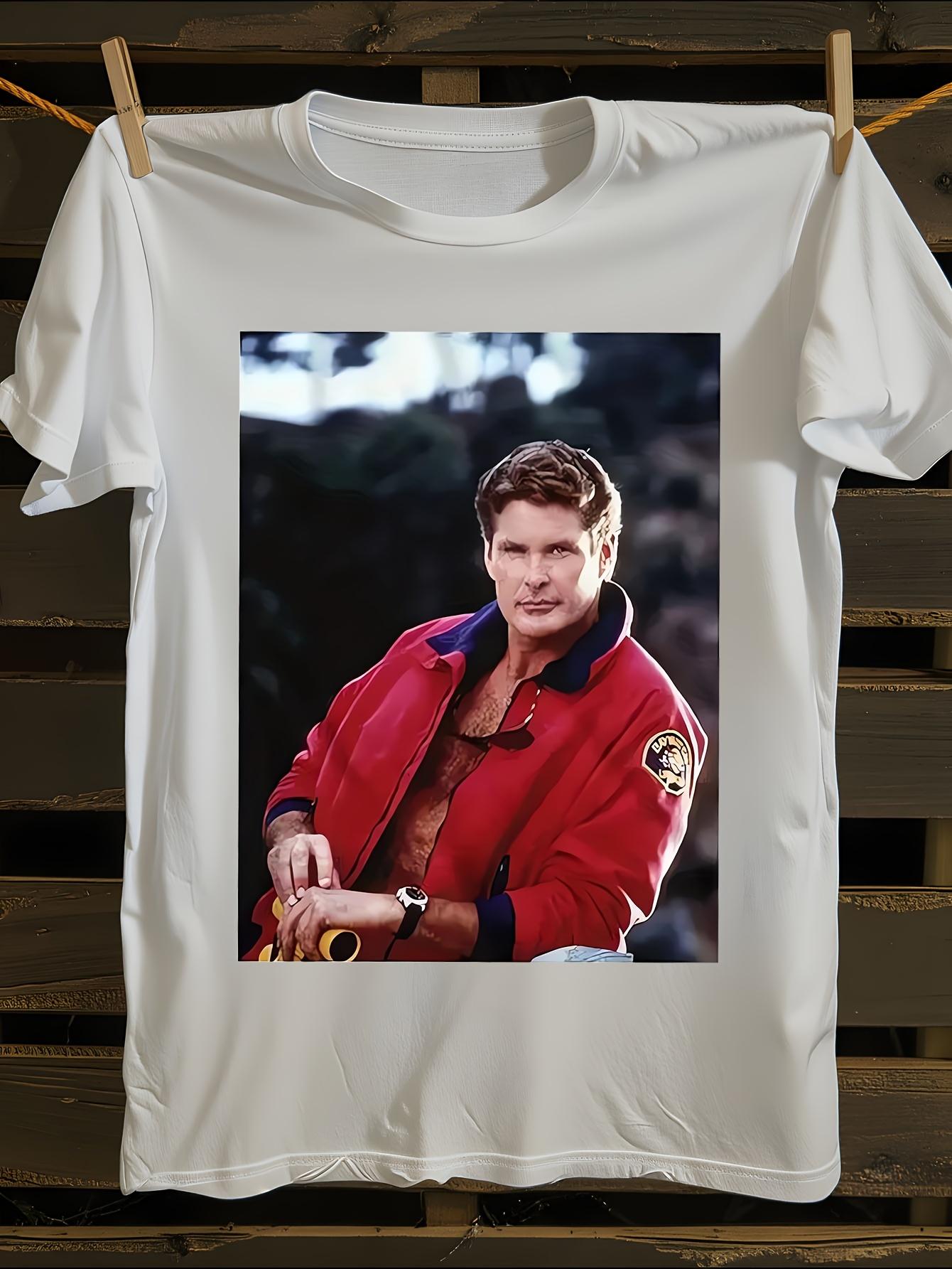 Baywatch David Hasselhoff s Iconic TV Show Tshirt M