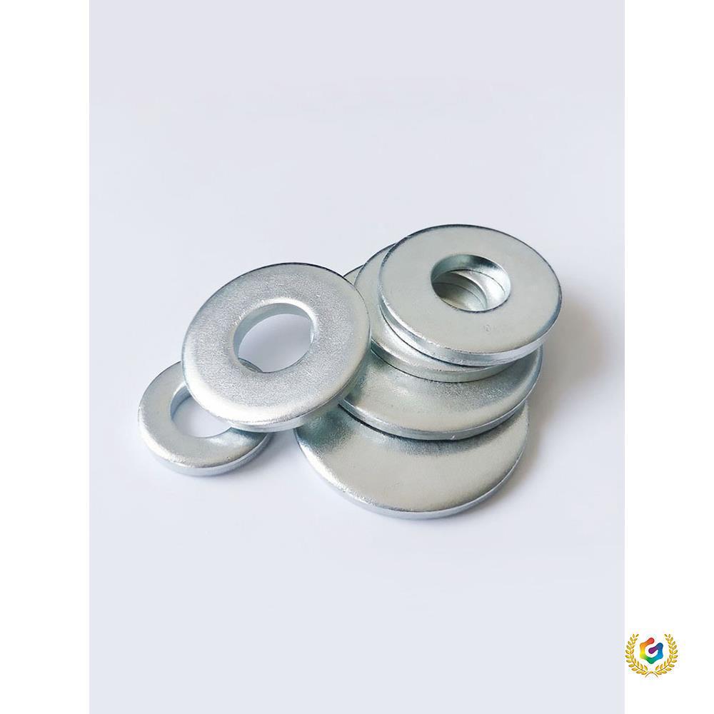 

Galvanized Thickened Metal Washer, Enlarged Flat Iron Ring (M4-M10) 18*50*3 (10 pcs)
