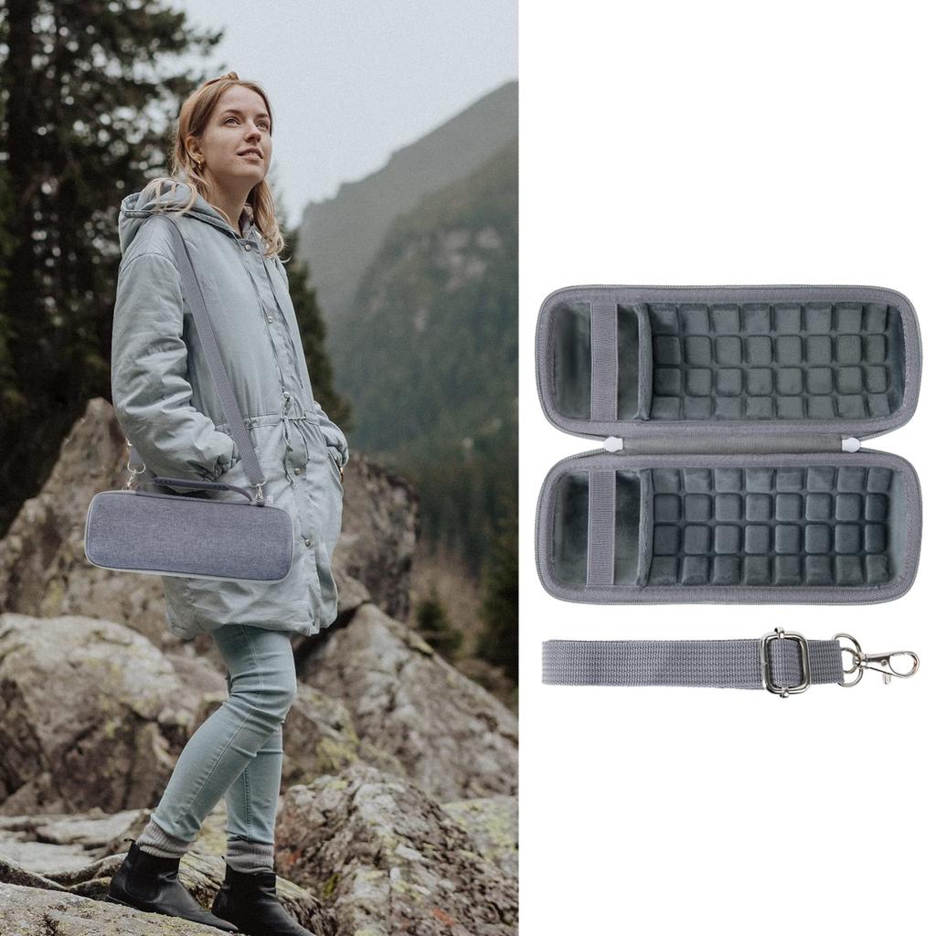 co2CREA Storage Case for JBL Flip 7/Flip 6/Flip 5/Flip 4 Bluetooth Speakers (Hard Case, Gray)