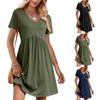 Vestito da Spiaggia Casual a Maniche Corte da Donna