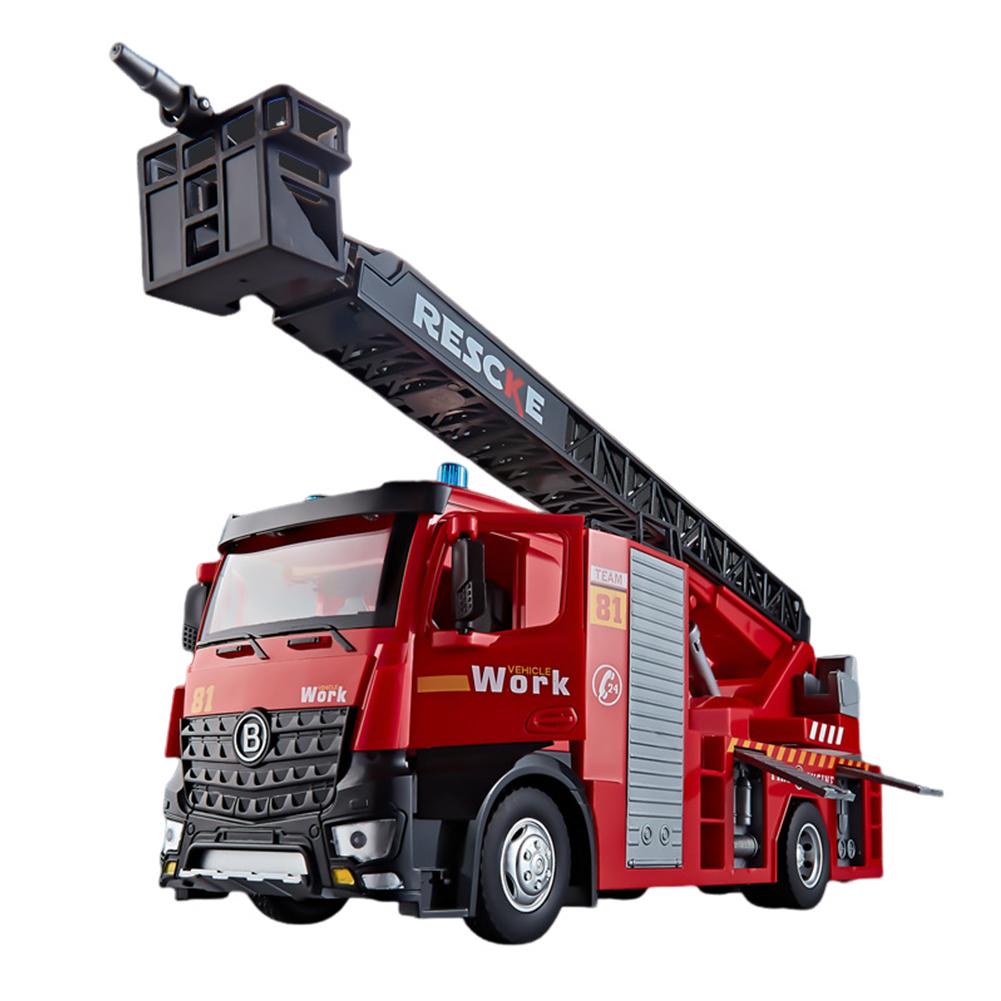 Engineering Vehicle Toys Acousto-optic Rebound Alloy Excavator Garbage Crane Mixer Dumper Model Gifts For Boys Girls