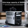Fast Charging 3KW Portable Power Station 3300W/3600W Lifepo4 Solar Mobile Generator MPPT Controller Flashlight for Home Use Car