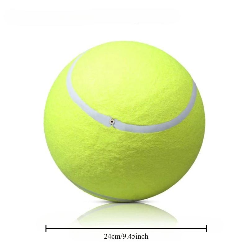 Hunde-Tennisball-Riesenplüsch-Haustierspielzeug,Hunde-Kauspielzeug,Signatur Mega Jumbo Ball,Hunde-Trainingszubehör,Haustier-Kauspielzeug,Hunde-Spielzeug