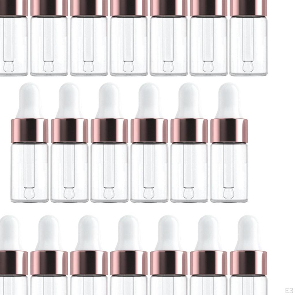 20 Dropper Bottle Vial Glass Essential Oil for Travel