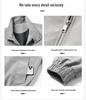 Men's Trendy Retro Tie-Dye Stand Collar PU Leather Jacket - Autumn Casual Outerwear