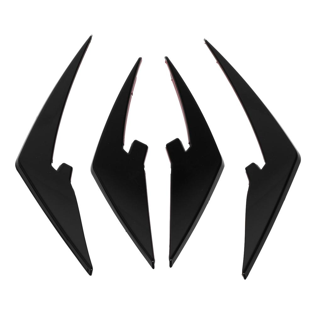 4pcs Front Bumper Splitter Fins ABS Light Weight Front Bumper Body Spoiler Canards Trim for M3 M4   G81 G82 G83