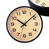 Plywood Clock 23S Wall Continuous Second Diameter Clock, Black, km-146BKRCS, Hand, 20.2cm (SKP Radio-controlled Clock)