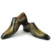 Fashion British Style Men Formal Leather Oxford Shoe Pointed Toe Leather Men’s Footwear Business&Wedding Dress Shoes for Weddings,Office