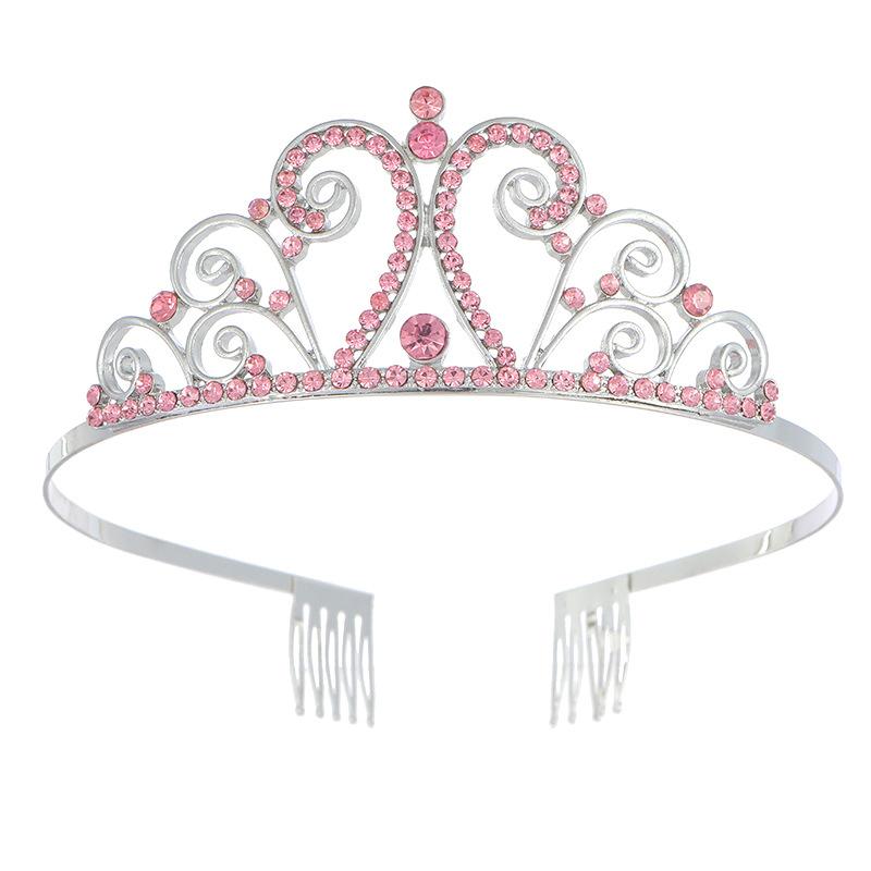 New color alloy crystal crown headband bridal wedding dinner accessories birthday crown party hair accessories headdress