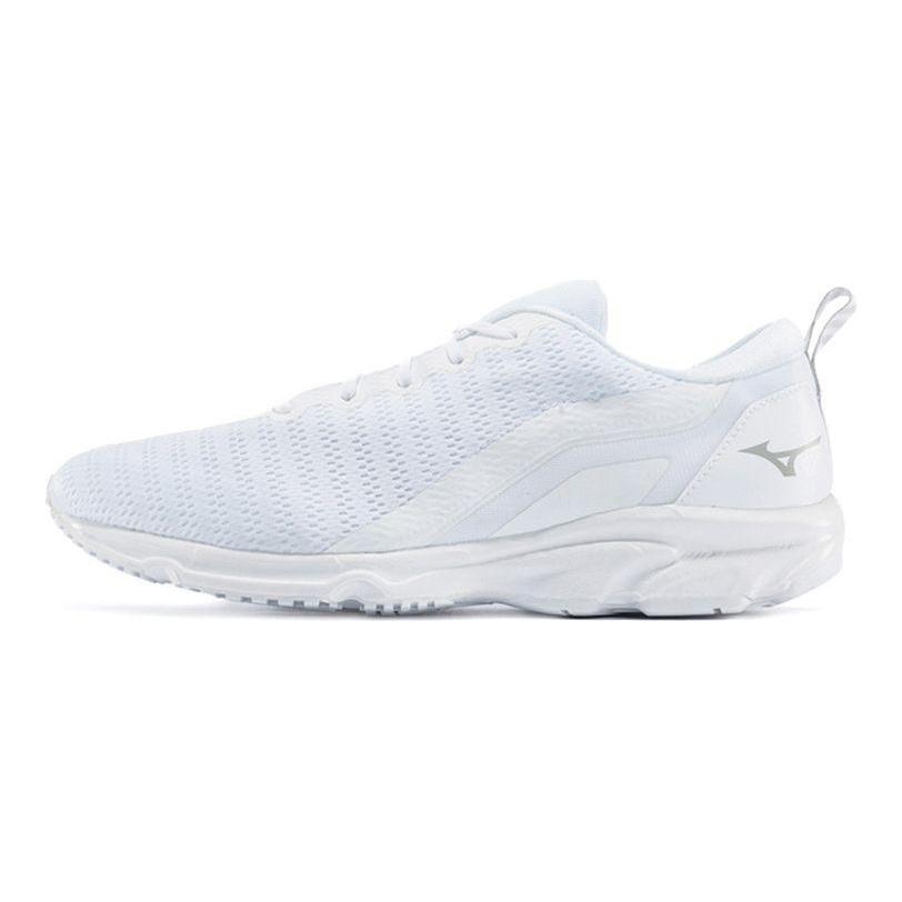 Mizuno Ezrun To Minimalist Solid Color Fabric Shock Absorbing Durable Breathable Rebound Low Top Running Shoes Unisex Sneaker White J1GC185501