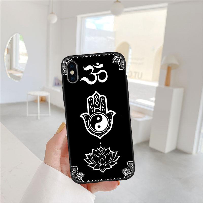 IX19 Hamsa Hand Amulet Case for Samsung Galaxy Note 8 9 10 20 Ultra Lite Plus A03 A06 A16 A11 M21 M35 A72 S25 Core Pro Quantum 2