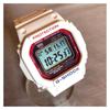Casio G-SHOCK Clássico Tendência Moda Relógio À Prova d'Água e Resistente a Choques Movimento Quartzo Solar Pulseira de Resina Relógio Japonês e Coreano GW-M5610TR-7PR