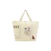 Vans X Javier Calleja Minimalist Versatile Fashion Canvas Tote Shoulder Bag Unisex Bags Beige VN0A5KFV3KS