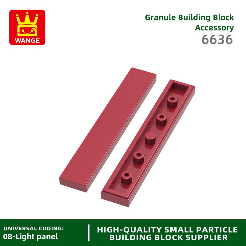121Pcs/lot 6636 1x6 Tile Building Block Moc Classic Accessories Compatible with Brick Children Toys Gift Box