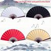 Graffiti Chinese Style Blank Cloth Wedding Decoration DIY Hand Folding Fan Folding Fan Home Party