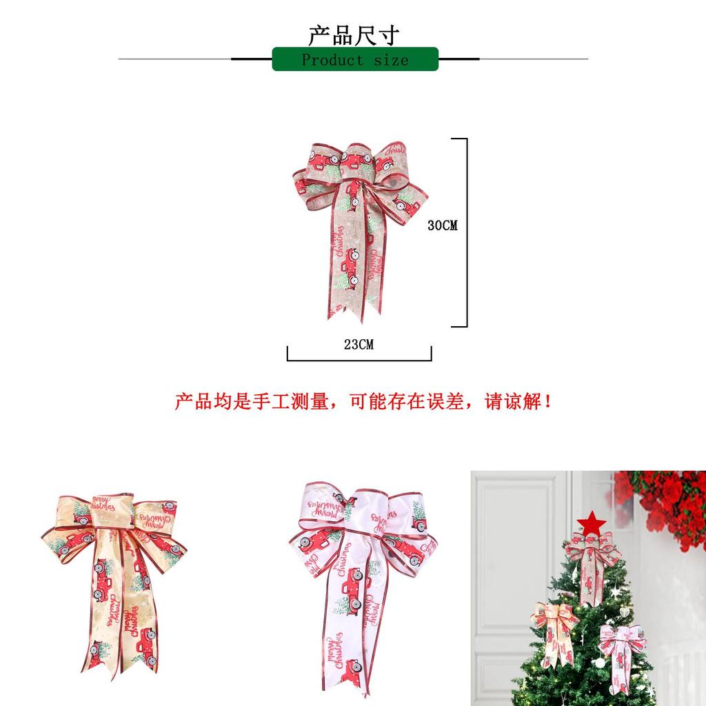 Colorful Christmas Bow Decorations Versatile Fabric Bow Tie For Festive Holiday Cheer