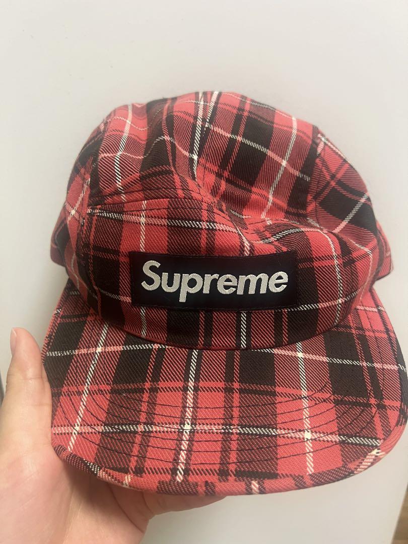 

[USED] Supreme Red and Black Check Cap