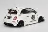 TSM MODEL Abarth 595 x Abas Works Gala White Finished Product TS0606 1/18 LB-WORKS