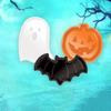 Ghost Pumpkin Bat Halloween Snack Tray Plastic Candy Serving Bowl PP Material Party Decor Fruit Dish Dessert Platter