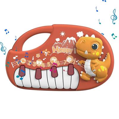 Kids Piano Keyboard Cute Cartoon Music Piano Toy For Little Kids Electronic Musical Instrument Toys Multifunctional Kids Musical