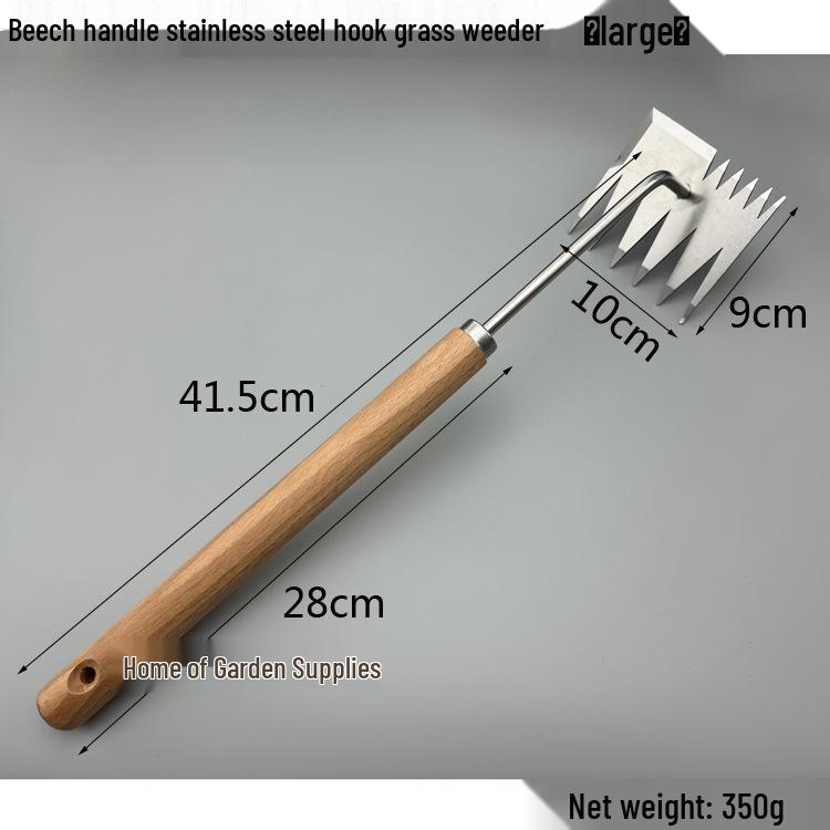 Stainless Steel Multi-Functional Weed Puller & Hoe Tool Small