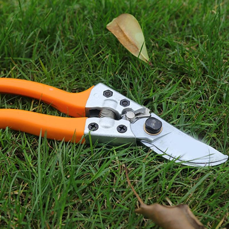 Portable Steel Garden Pruning Clippers for Trimming Plants & Hydroponic Herbs Fruit Trees Pruning Shears Anti-Rust