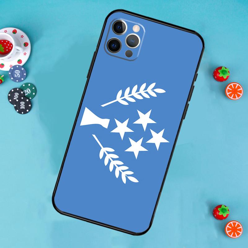 Kosrae Flag Phone Case For iPhone 17 Air 16 15 14 13 12 11 Pro Max 12 13 mini 15 16 Plus 16e Cover Funda