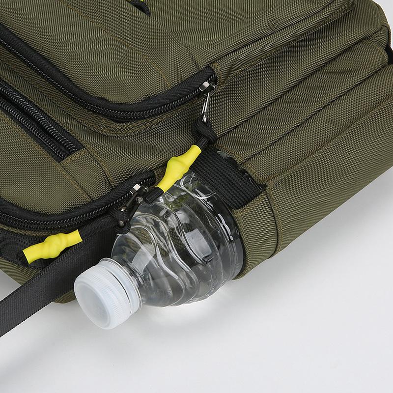 Bolsa Transversal Masculina Oxford Bolsas de Ombro Único Armazenamento de Grande Capacidade Moda Múltiplos Bolsos Bolsa Transversal para Viagem de Negócios Mochila Diária