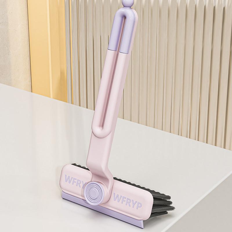 3 In 1 Rotating Crevice Brush Kitchen Toilet Stove Sink Scrubbing Cleaning Tool Hard-Bristled Brush for Stiff Angled Bristles