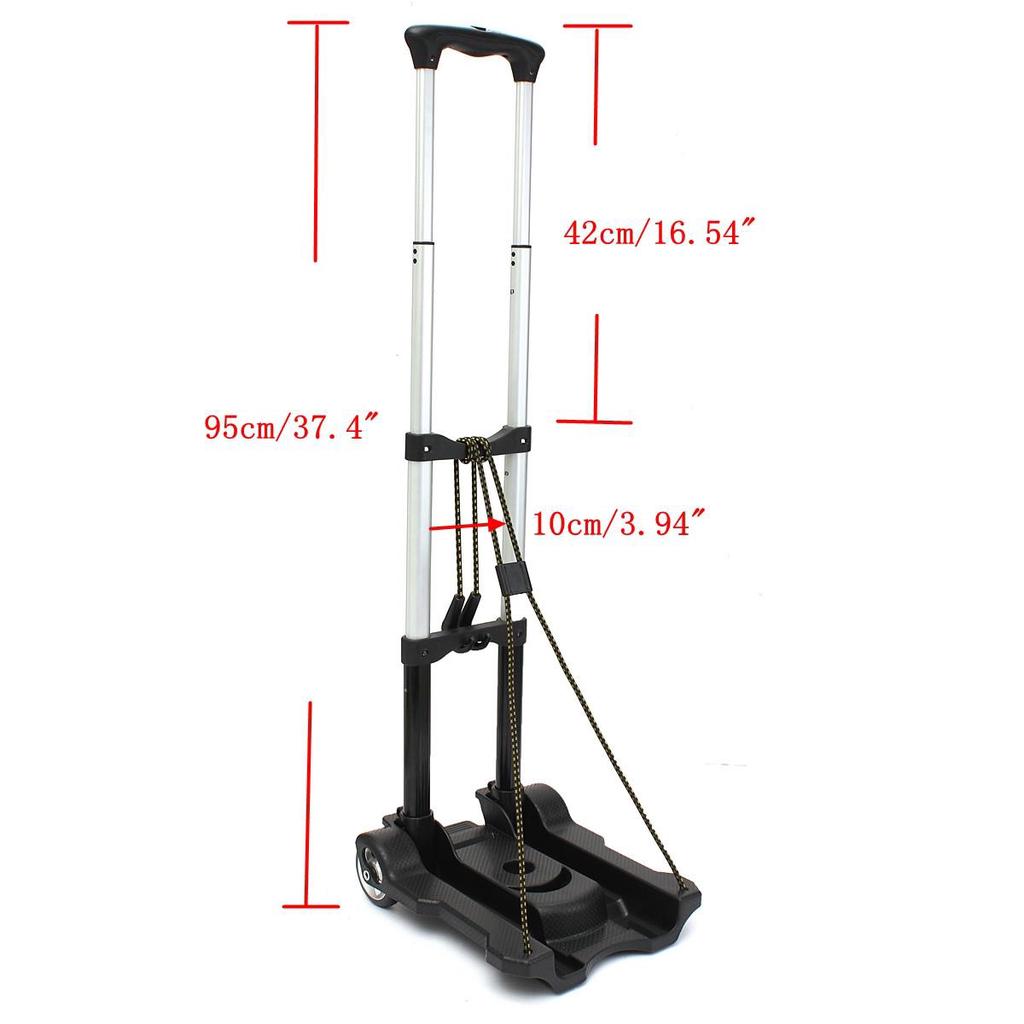 RYYAIYL Heavy Duty Aluminium 75kg Folding Foldable Hand Sack Truck Barrow Cart Trolley Industrial Warehouse RYYAIYL Heavy Duty Aluminium 75kg Folding Foldable Hand Sack Truck Barrow Cart Trolley Industrial Warehouse