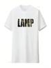 Herren Lampe Kostüm Motte Meme Paar Spaß Halloween Party T-Shirt Weiß X-Large Vintage Gewaschen Stilvoll Unisex Grafik Dehnbar