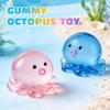 Sugar Filled Glitter Octopus Squishy Simulation Stress Relief Toy  For Stress Anxiety Relief