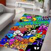 Custom personalization Geometry Dash Area Rug - Perfect For Kitchen, Bathroom,Laundry Room Decor Large Size Available,Gift All Seasons