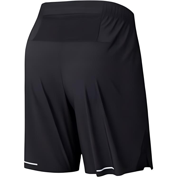Anta Running Series Sports Fitness Outdoor Moisture Wicking Breathable Woven Casual Shorts Men shorts Basic-Black 152435502-1