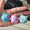 5PCS Random Paper Scissors Egg Keychain Toy