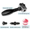 Ferramenta Flangeadora de Tubos de Freio 3/16 Pol. Ferramenta Flangeadora Dupla Metal Manual Linha de Freio Ferramenta Dupla Para Freio de Motocicleta Automotivo Caminhão