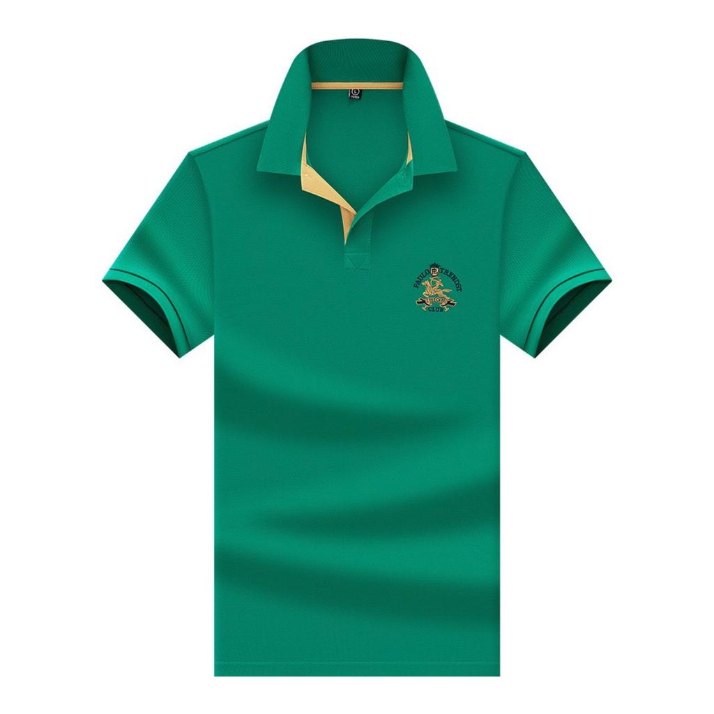STORN Designer Brand Short Sleeve Polo Shirt Summer Best-selling Pony Letter Embroidered Solid Color Business Casual Men Lapel T-shirt